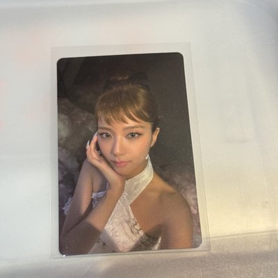 Jisoo SR 特典 中文卡背