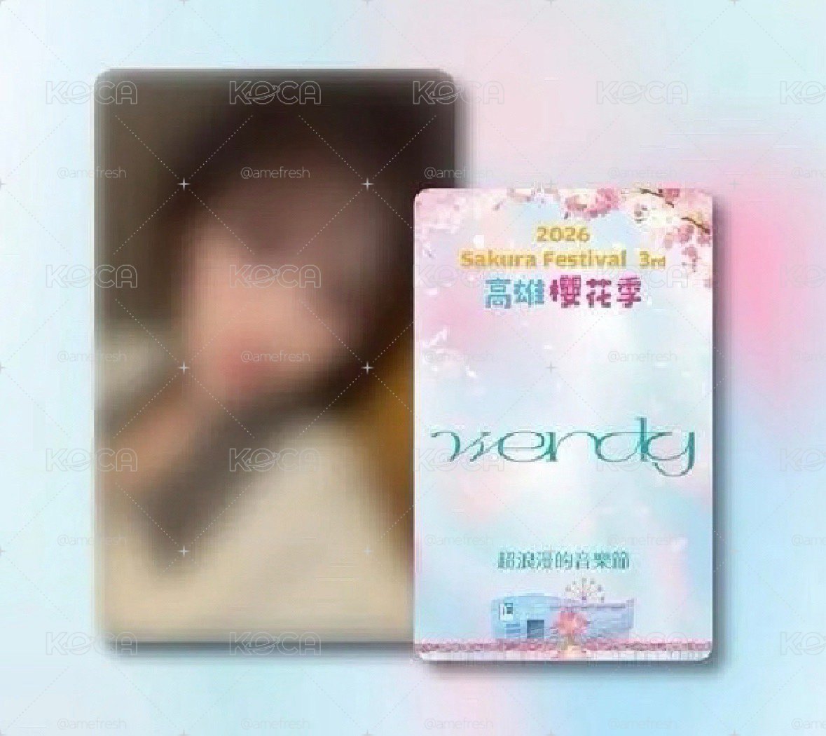 wendy 2026櫻花季小卡