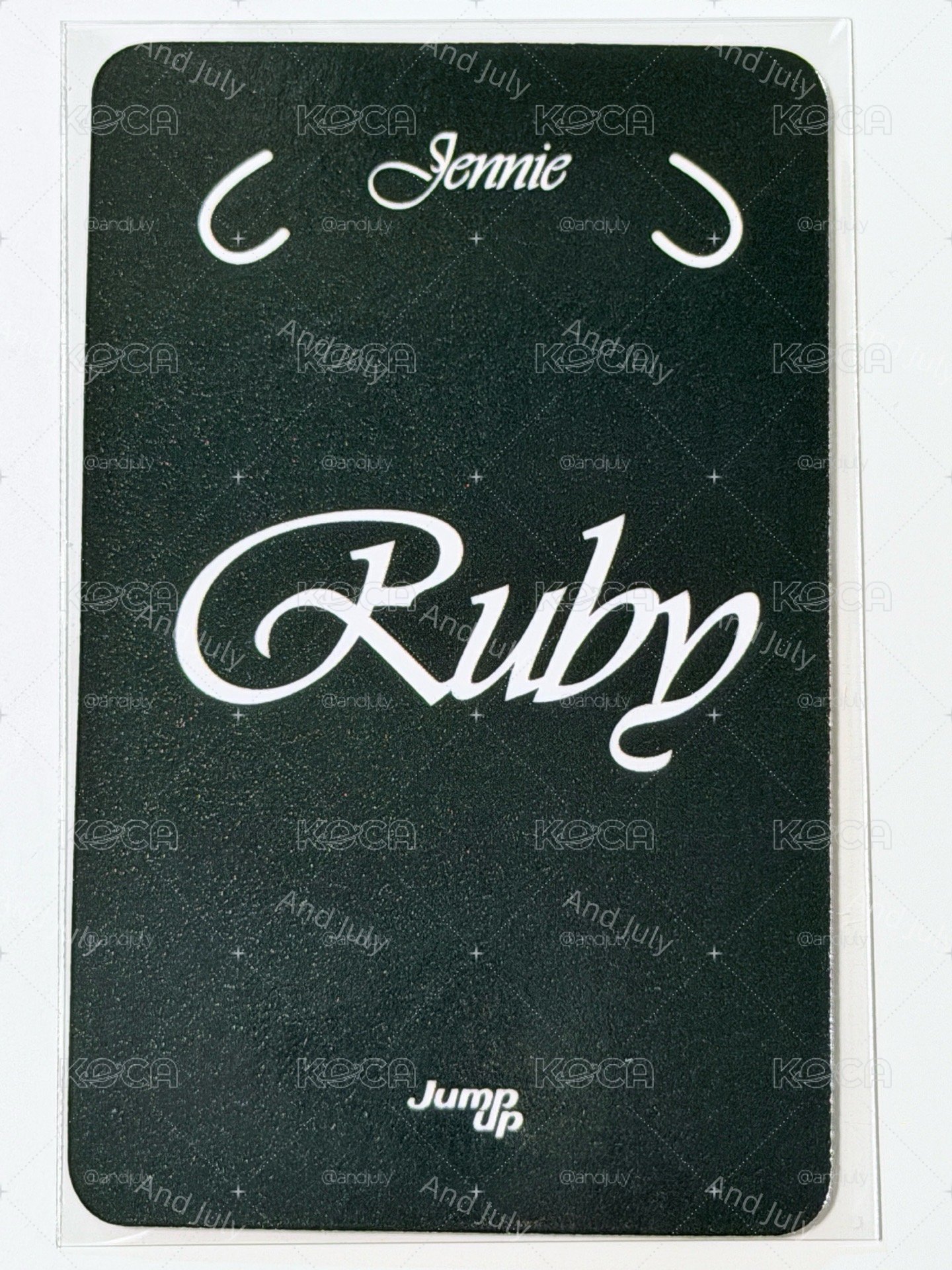 JENNIE Ruby JU幸運卡