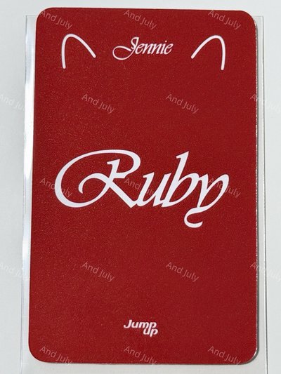 JENNIE Ruby JU幸運卡