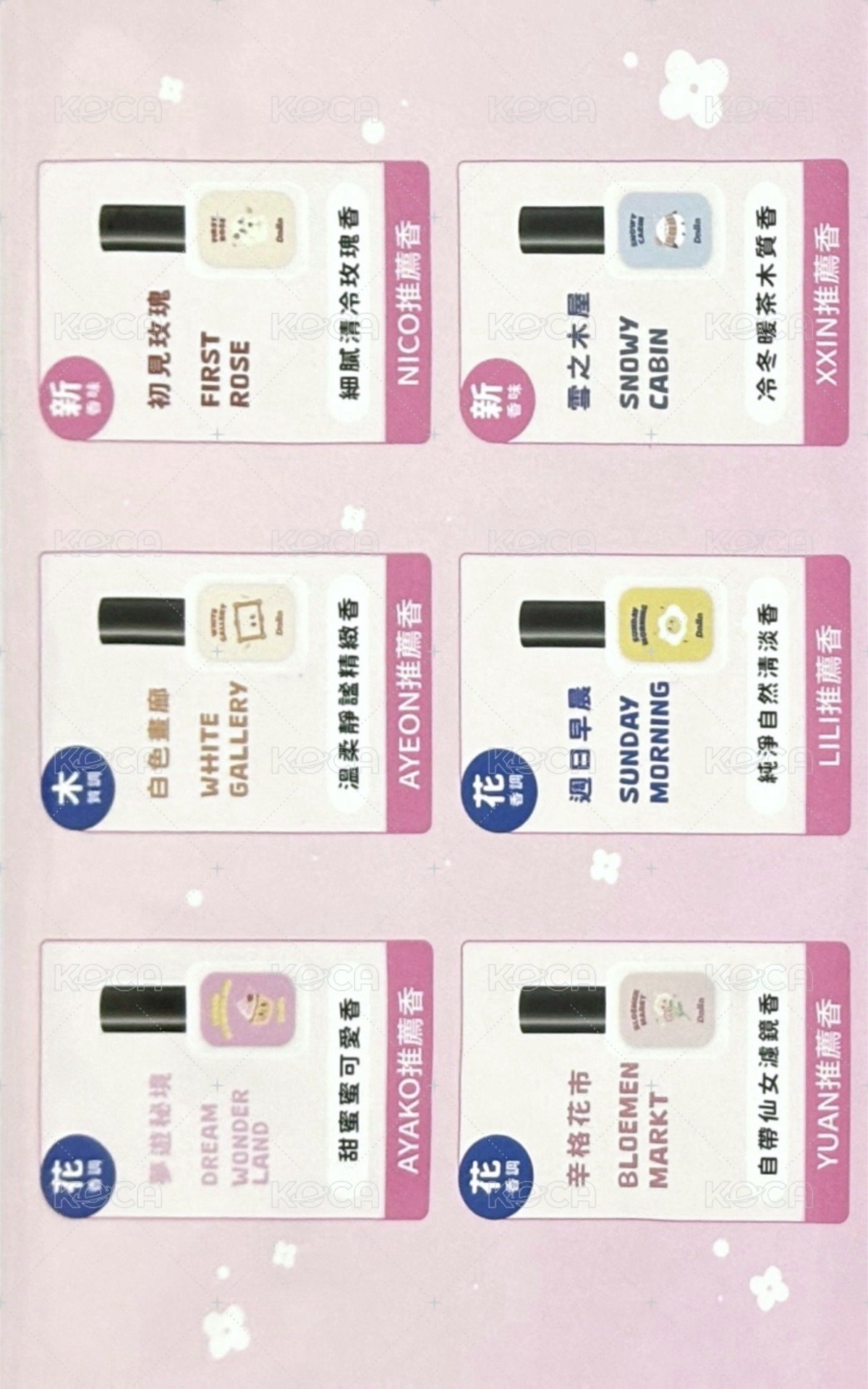 Dalla 明信片  背面