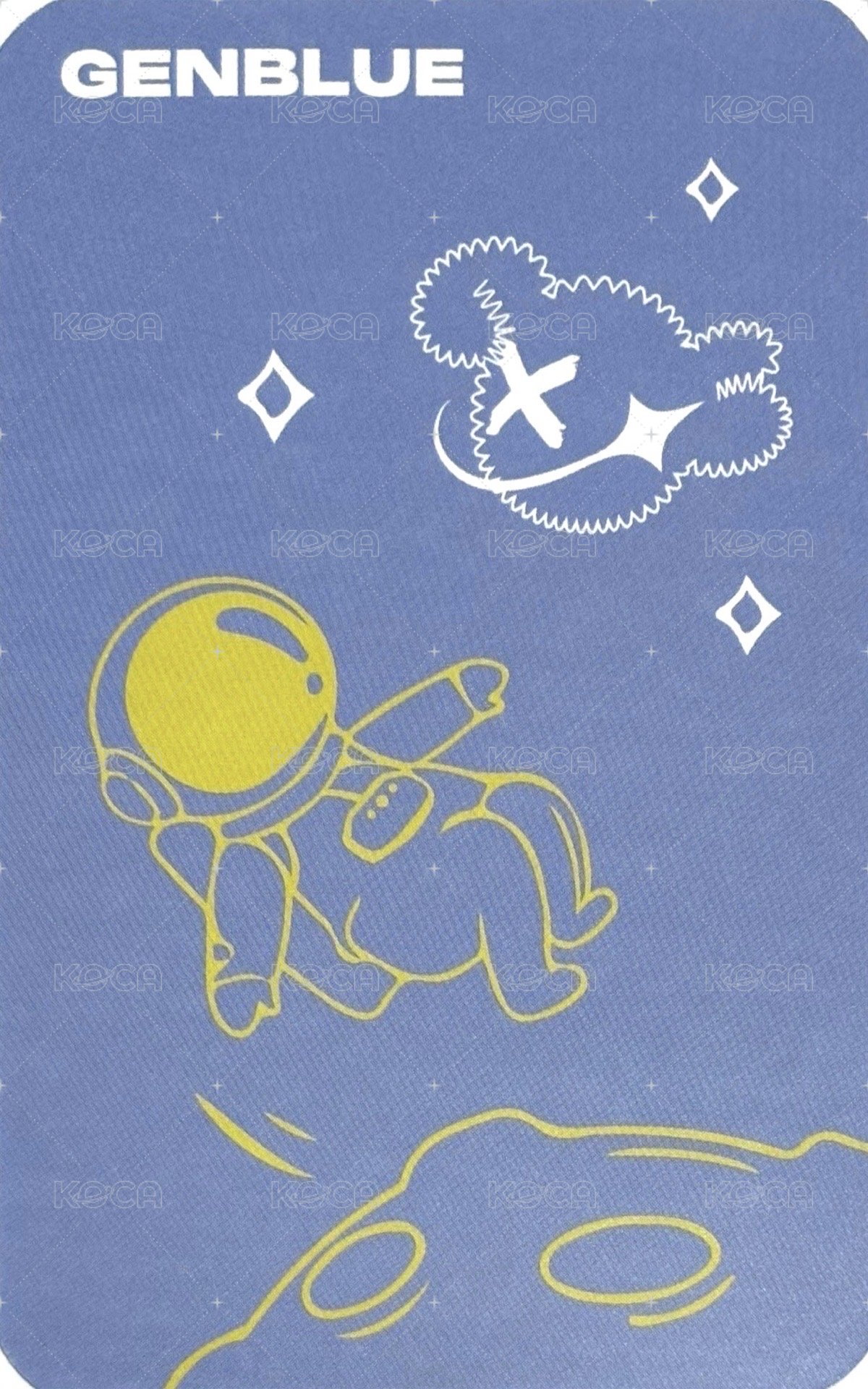 星動樂園 滿額卡 太空人 ver. 背面