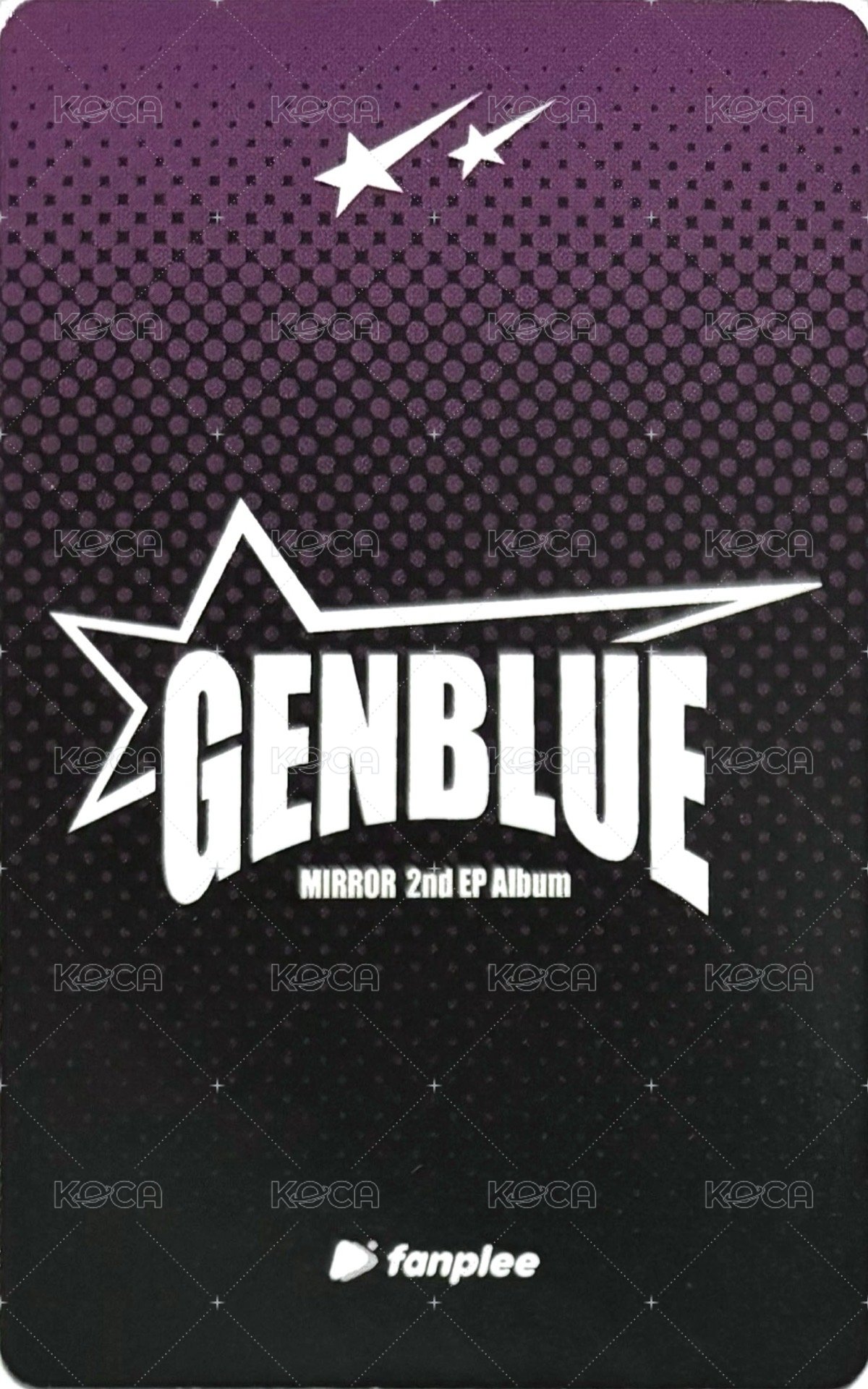 MIRROR fp 簽售卡 커피 ver. 背面