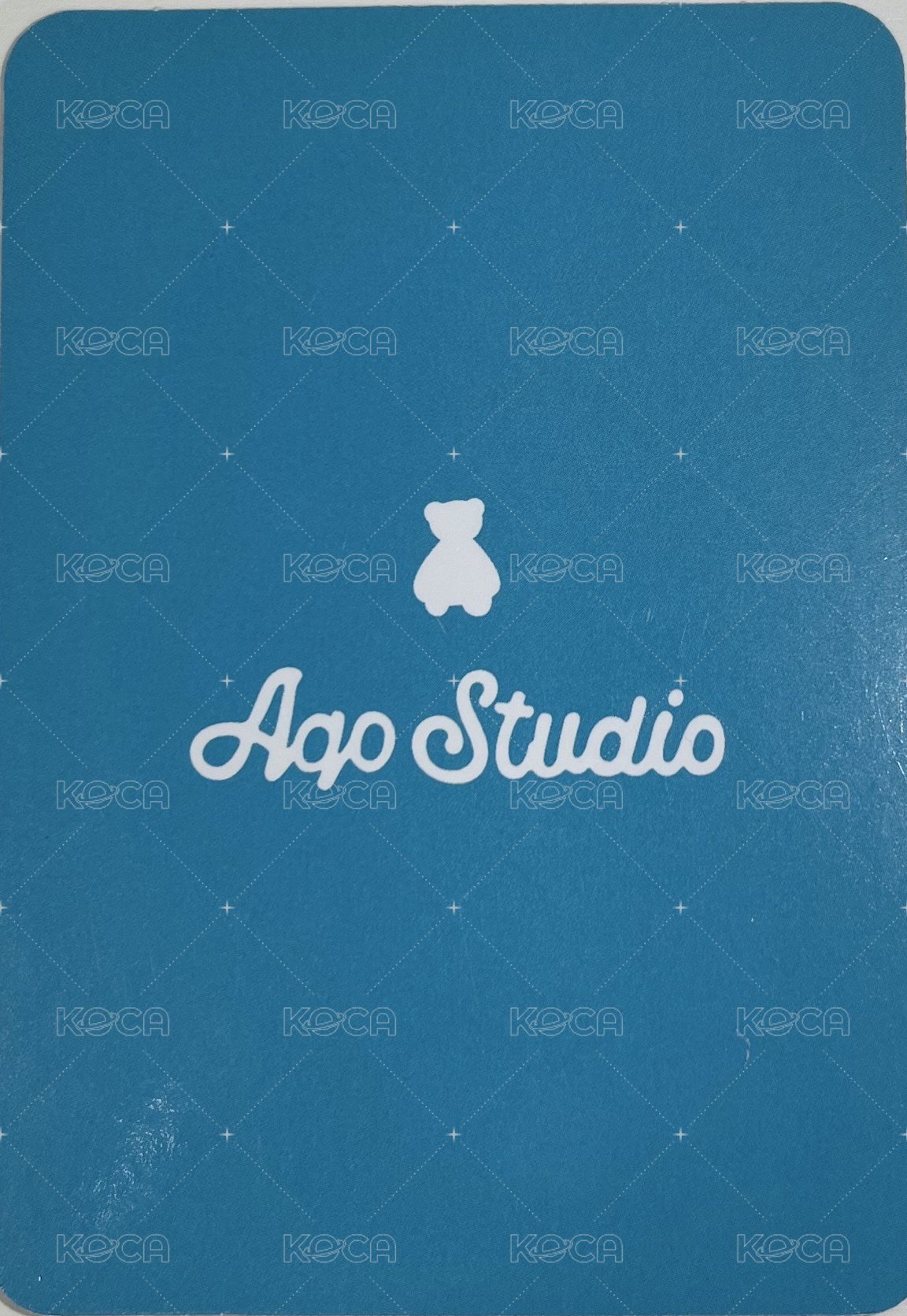 AQO 代言卡 AQO 背面