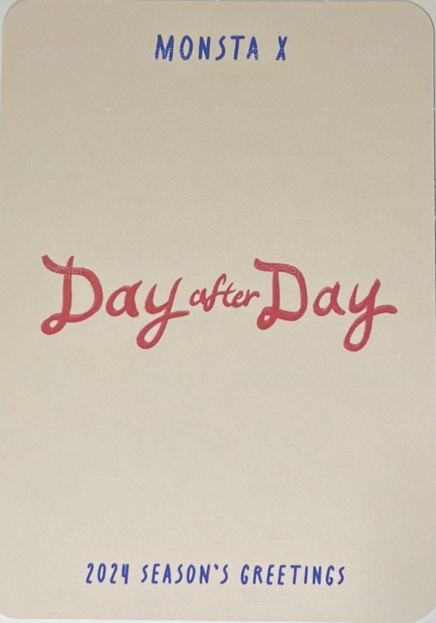 2024'SG 年曆卡 2024‘SG 年曆卡 背面