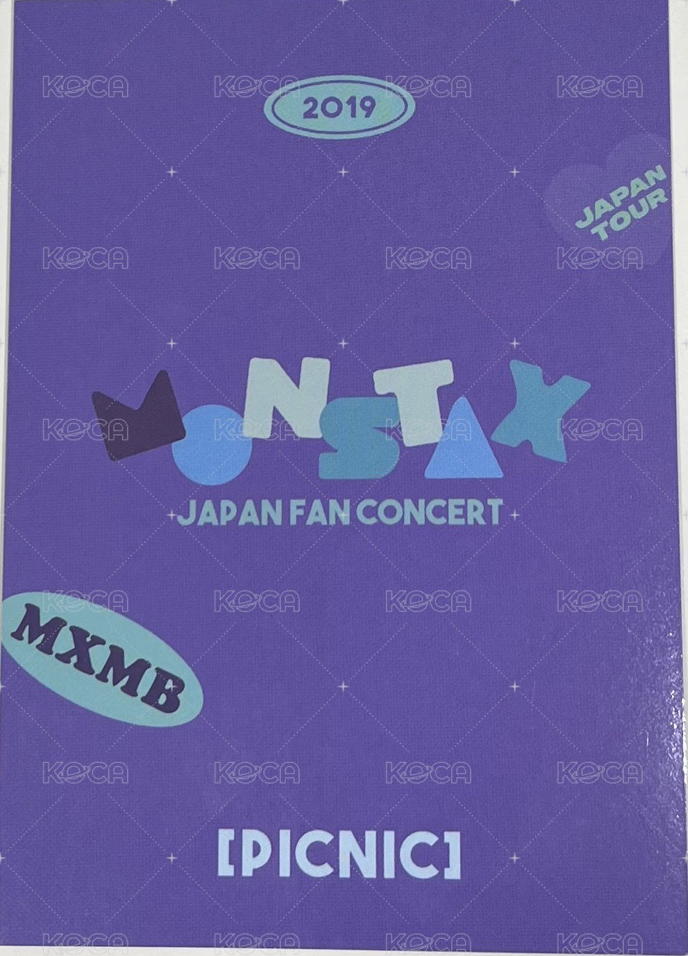 日本FC 入場卡 / 場限卡 2019 日本 飯控 背面