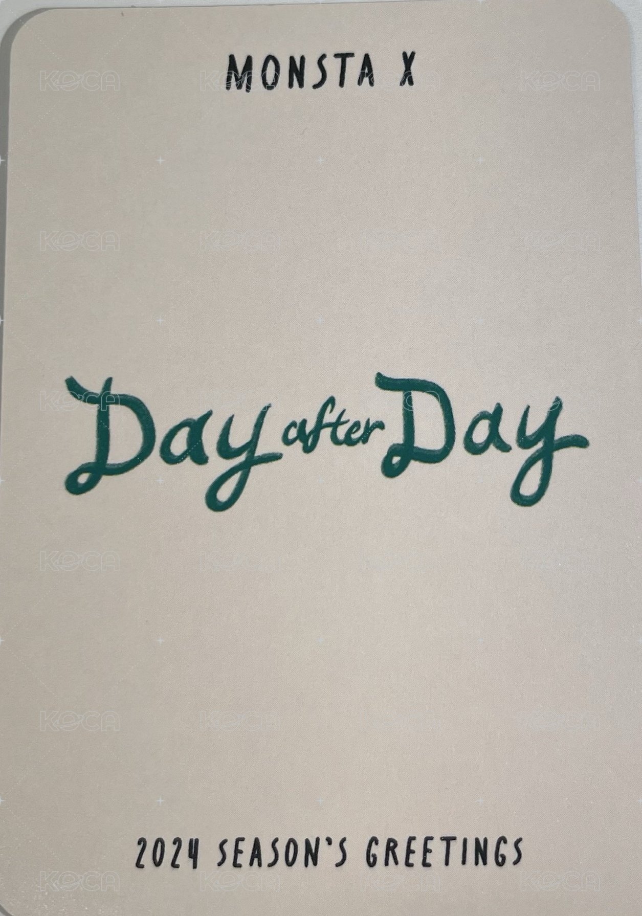 2024'SG 年曆卡 2024‘SG 年曆卡 背面