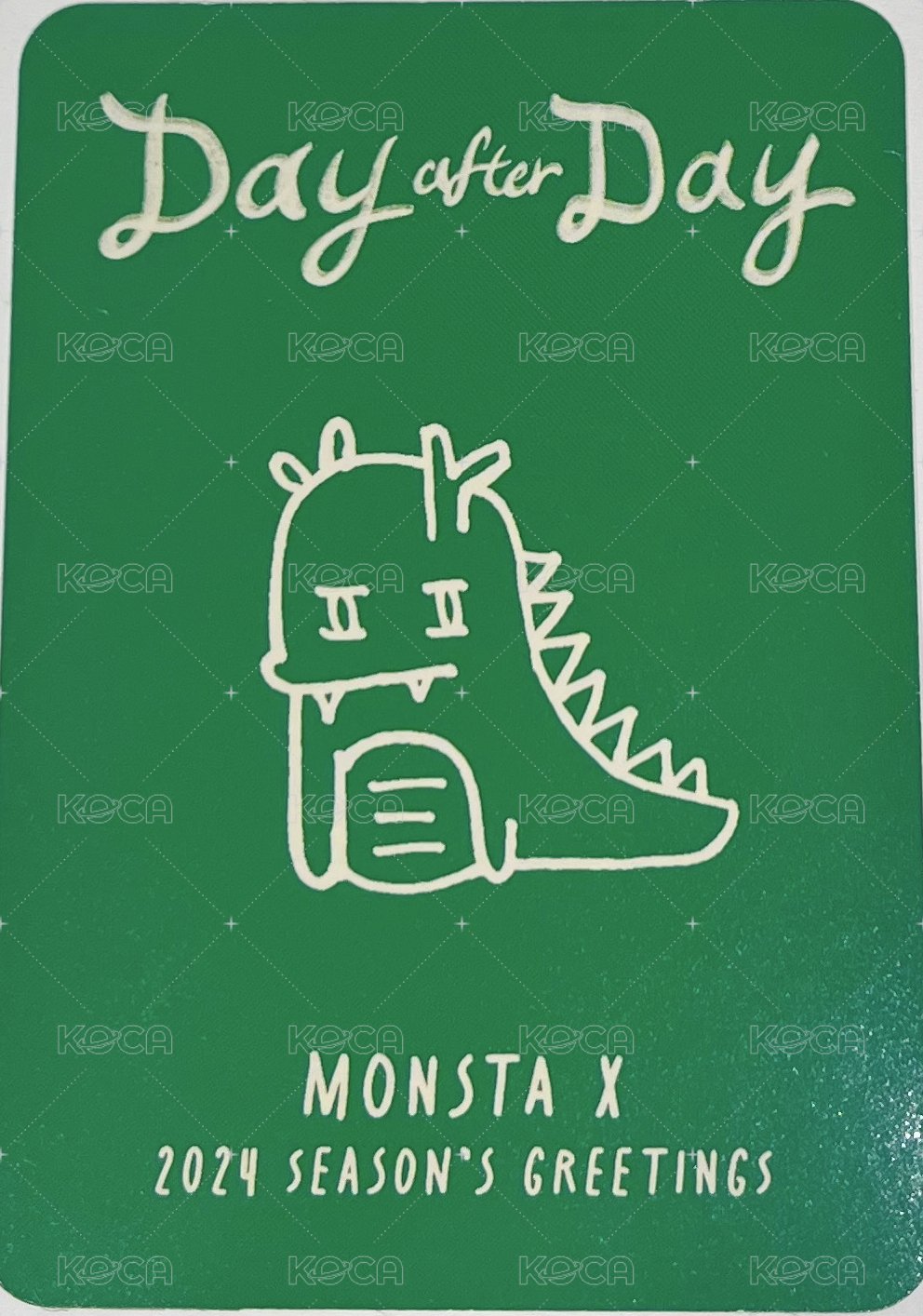 2024'SG 年曆卡 2024‘ SG 年曆卡 背面