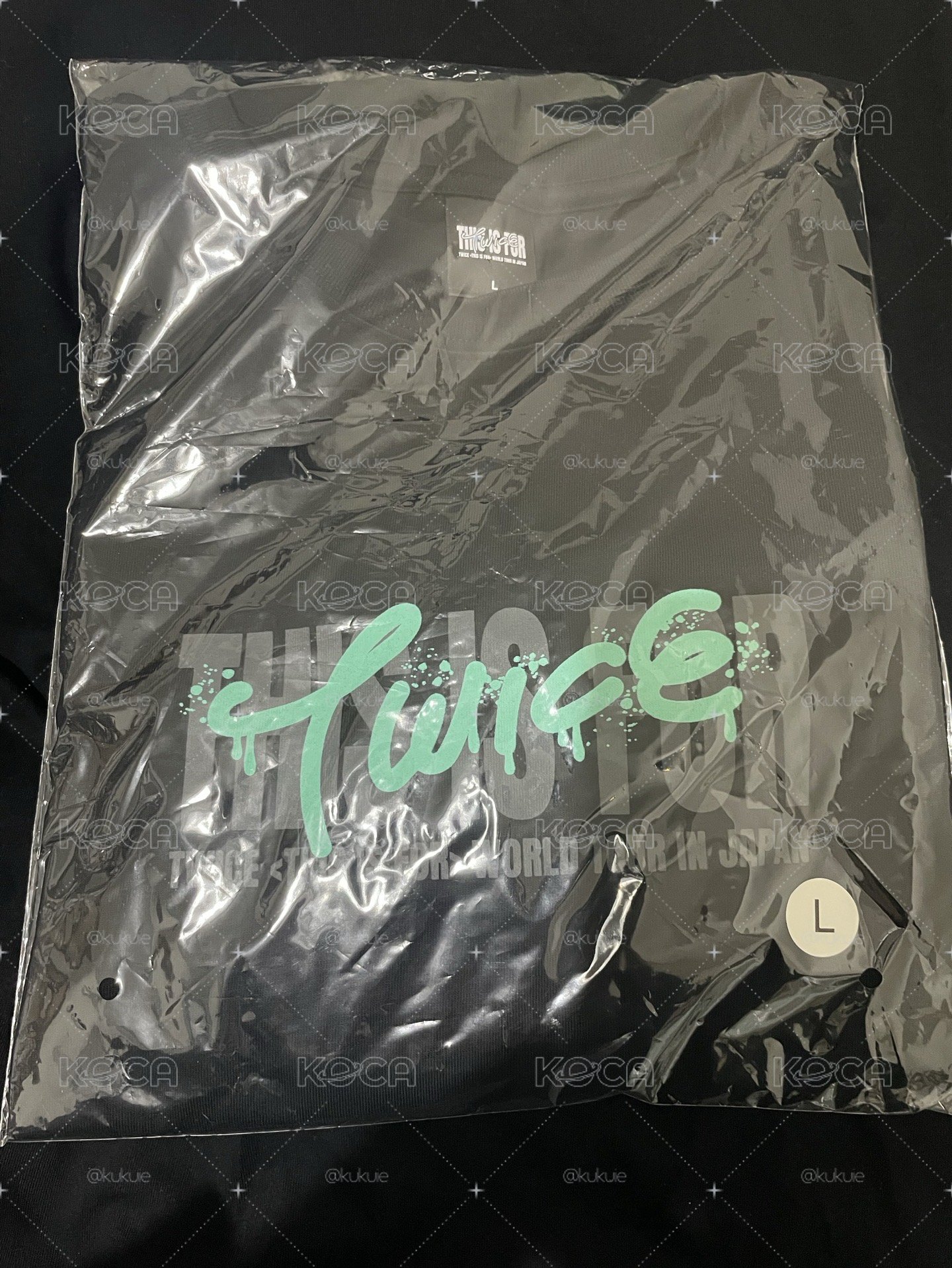 TWICE 六巡 噴漆衣 MINA L號 現貨