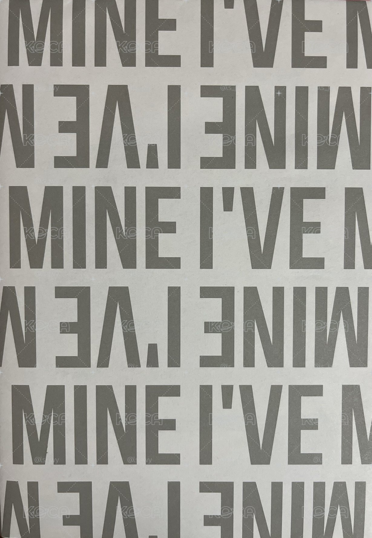 IVE I’VE MINE LOVED IVE版空專