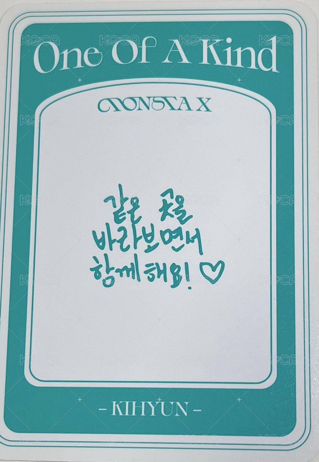 OOAK OOAK 專輯卡 專輯卡  背面