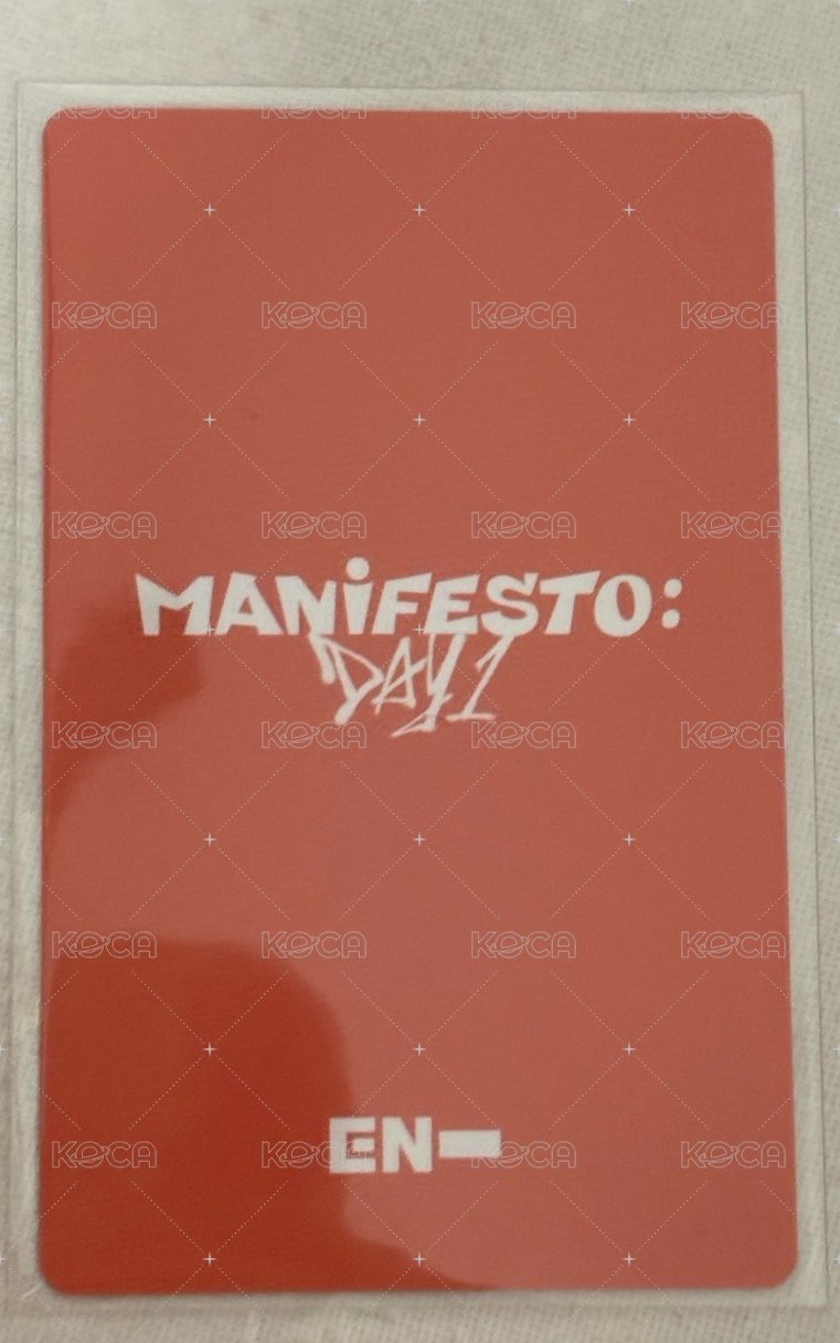 迷三 日咖 特典卡 日咖恩靜元 背面