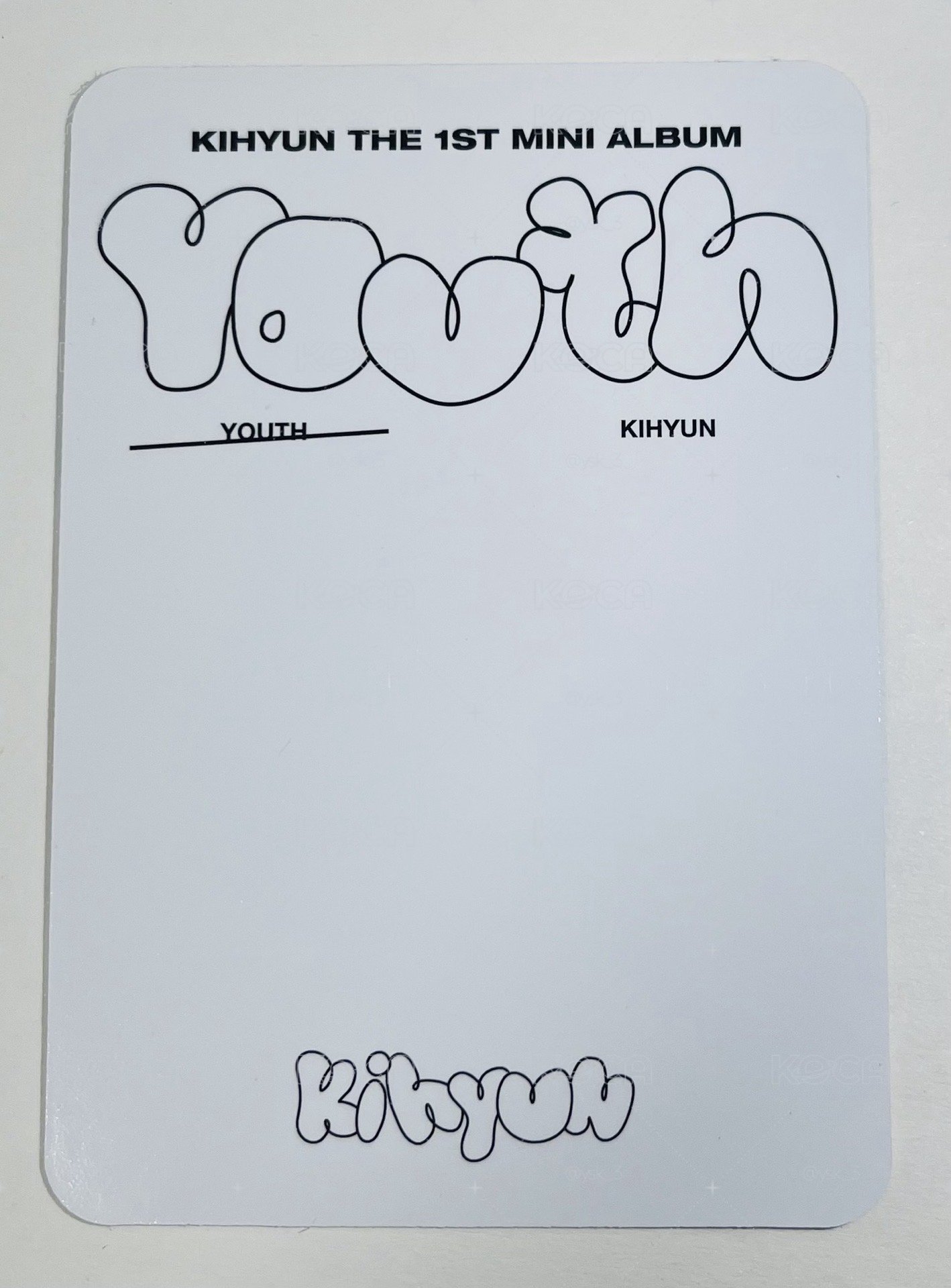 基現 youth jewel版 專輯卡