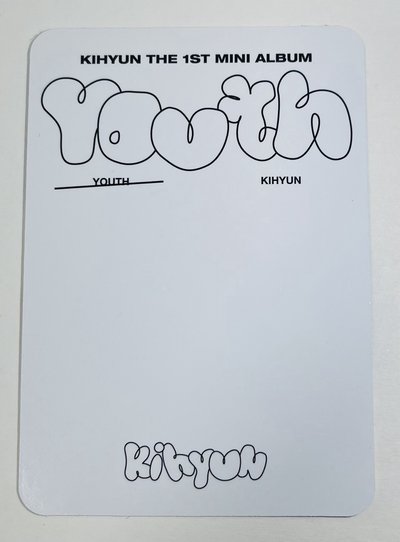 基現 youth jewel版 專輯卡
