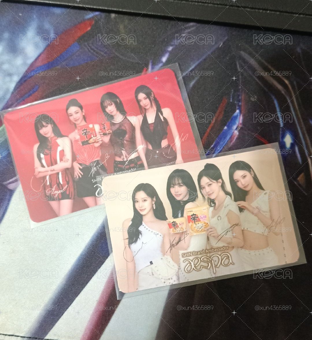 辛拉麵代言團卡（捆物區）