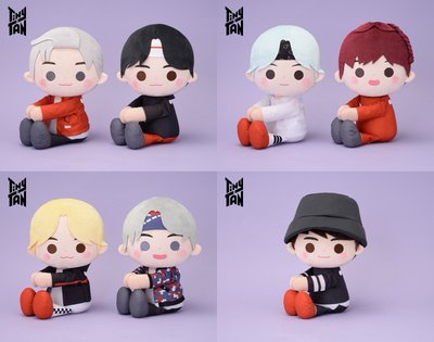 TinyTAN Dynamite Mic Drop 豆眼 抱抱娃