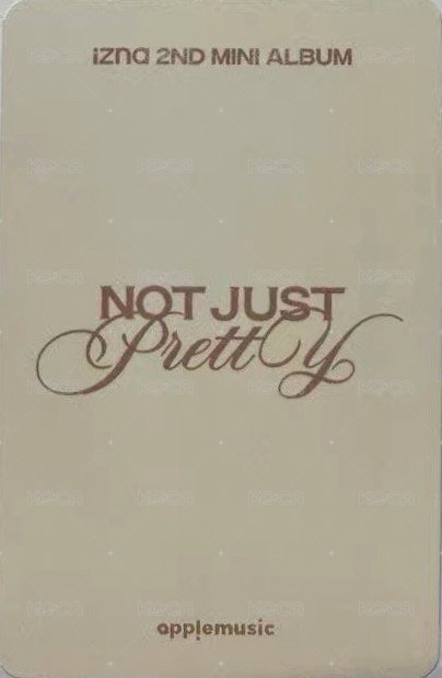 迷二 am 6.0 簽售卡 韓服 背面