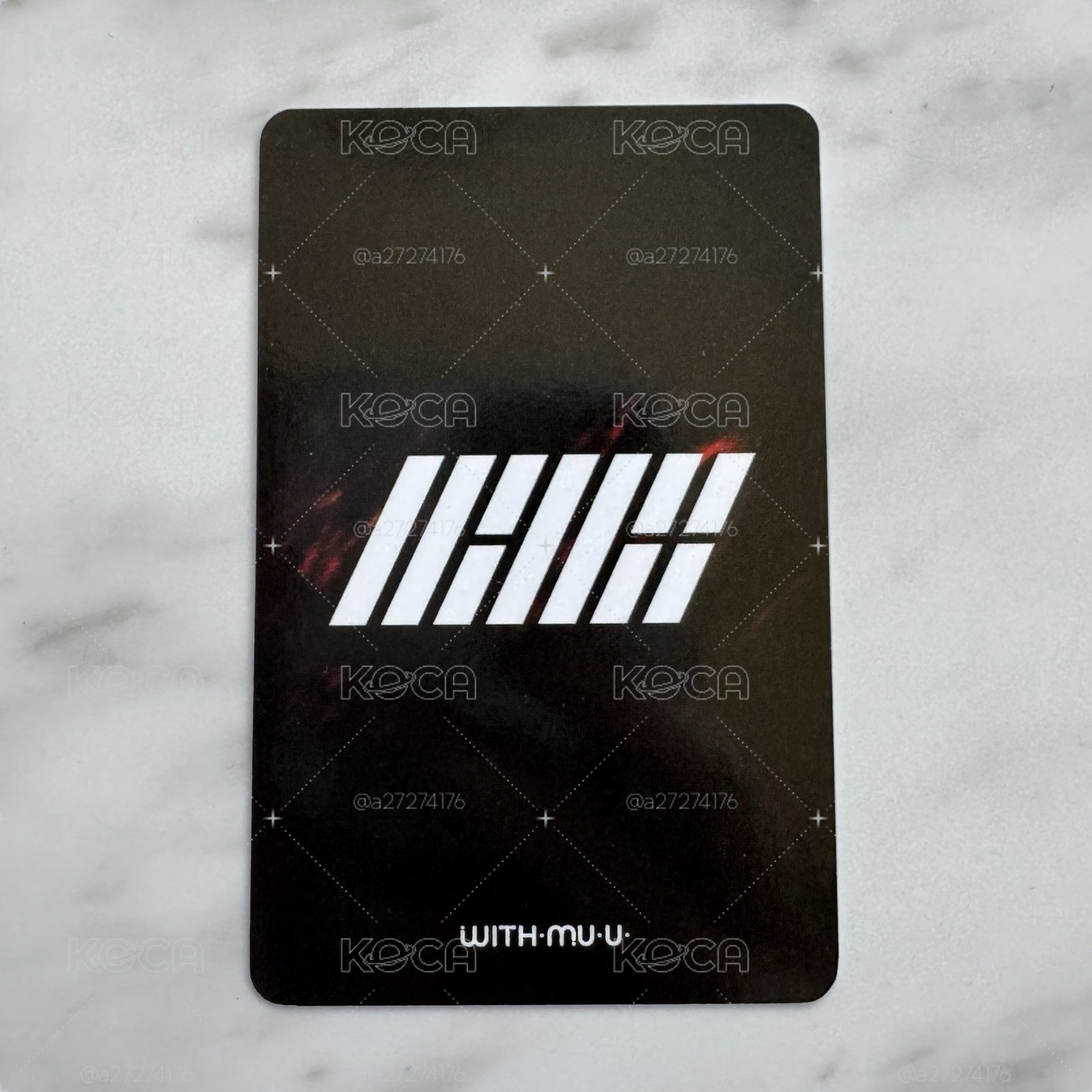 iKON 具俊會 JUNE 三代手燈卡