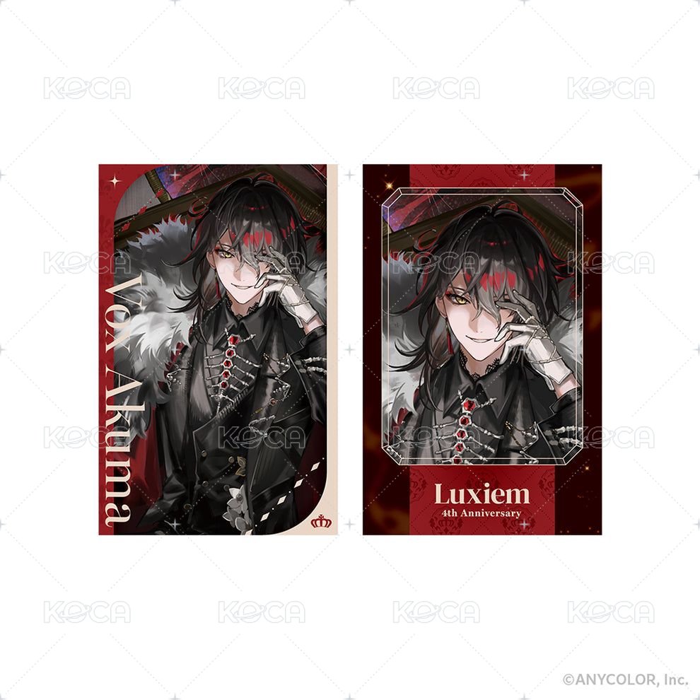 Luxiem四周年 拍立得 vox 4周年拍立得A 背面