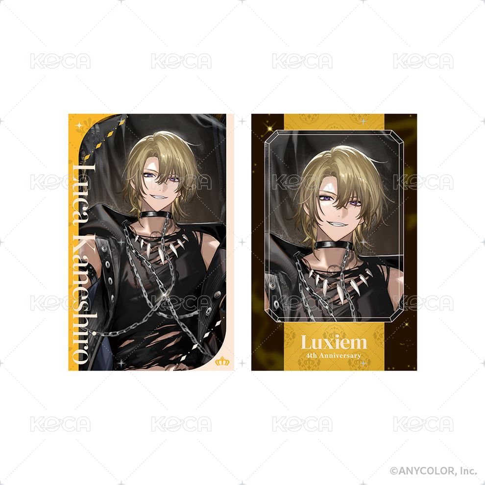 Luxiem四周年 拍立得 luca 4周年拍立得B 背面