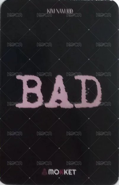 BAD mokket 線上 簽售卡  背面