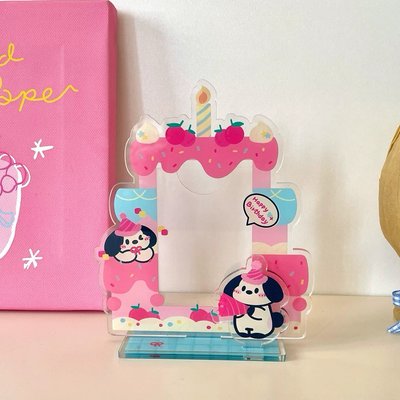 小卡壓克力展示架 蛋糕造型