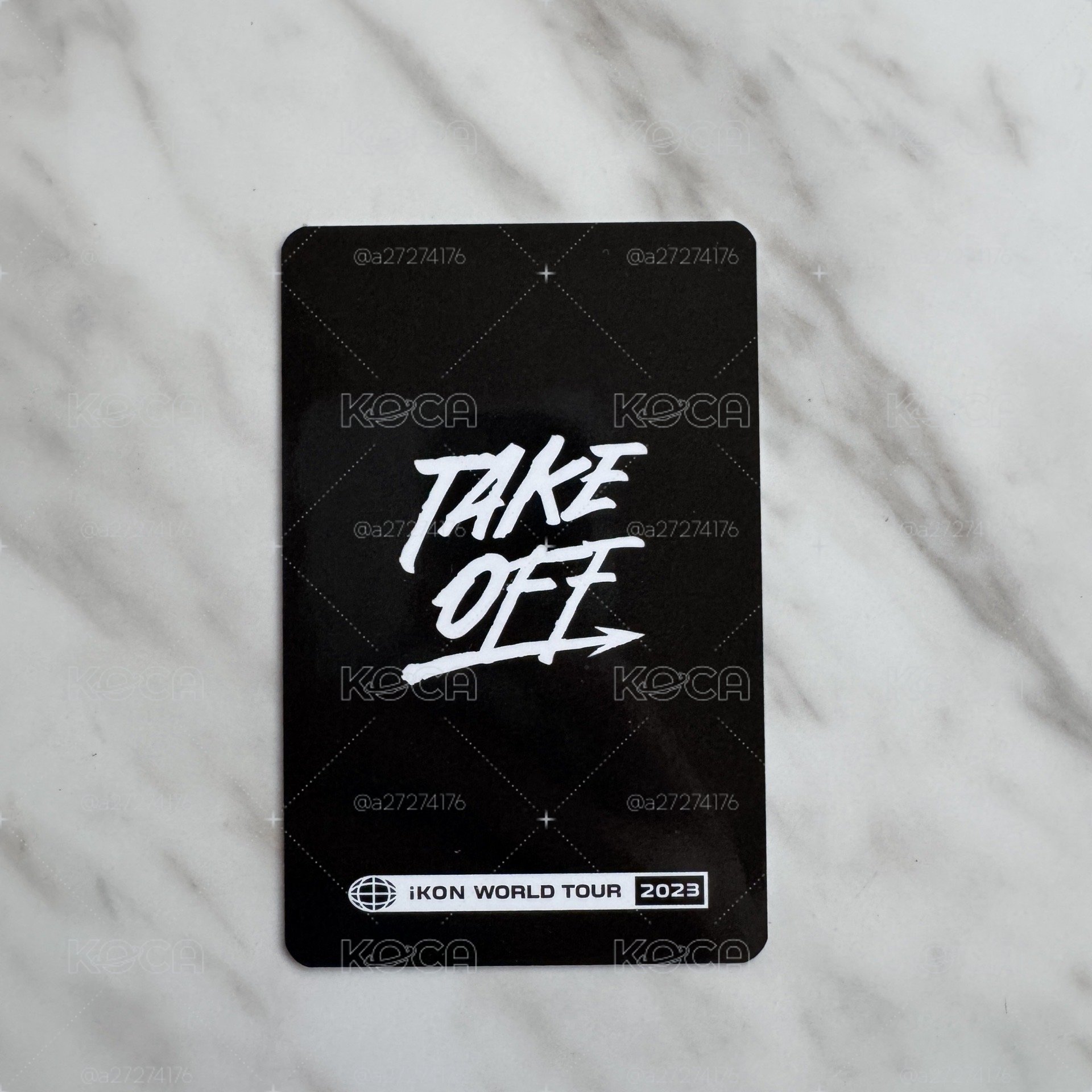 金東赫 TAKE OFF 手燈包卡