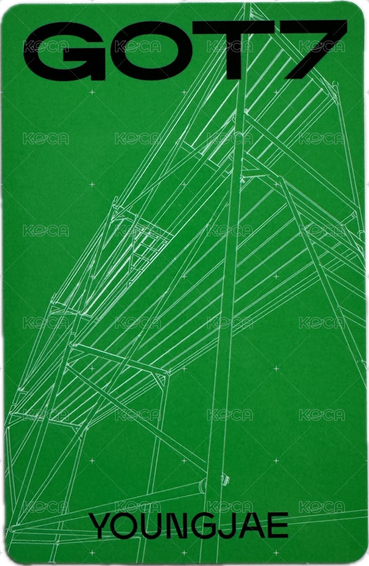 GOT7 專輯卡  背面