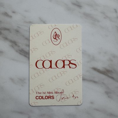 崔榮宰 COLORS 專輯卡