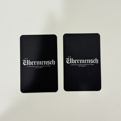 GD 台北演唱會 入場卡