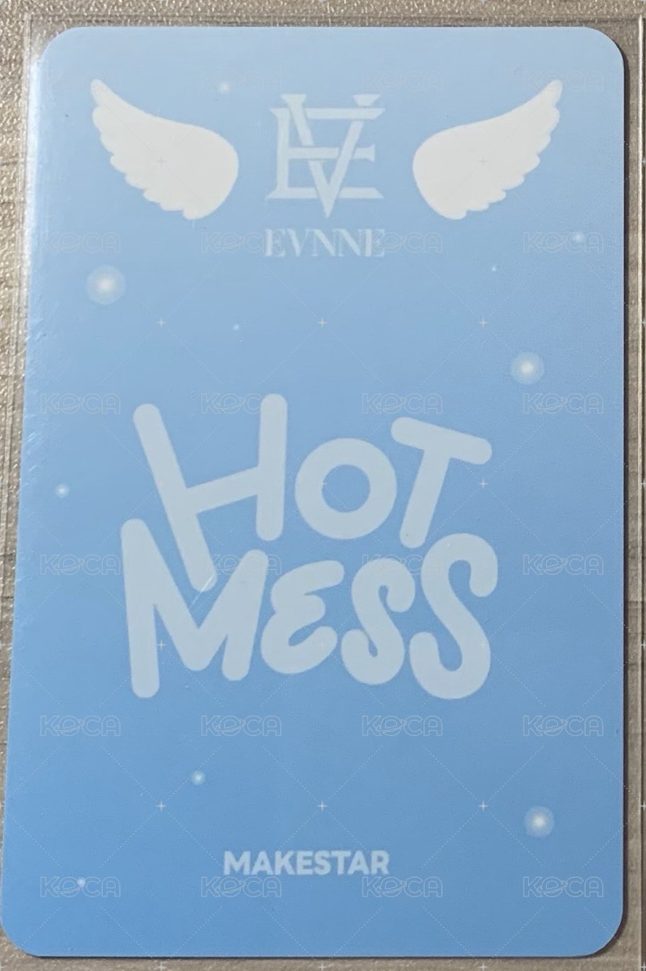 HOT MESS ms 特典卡  背面