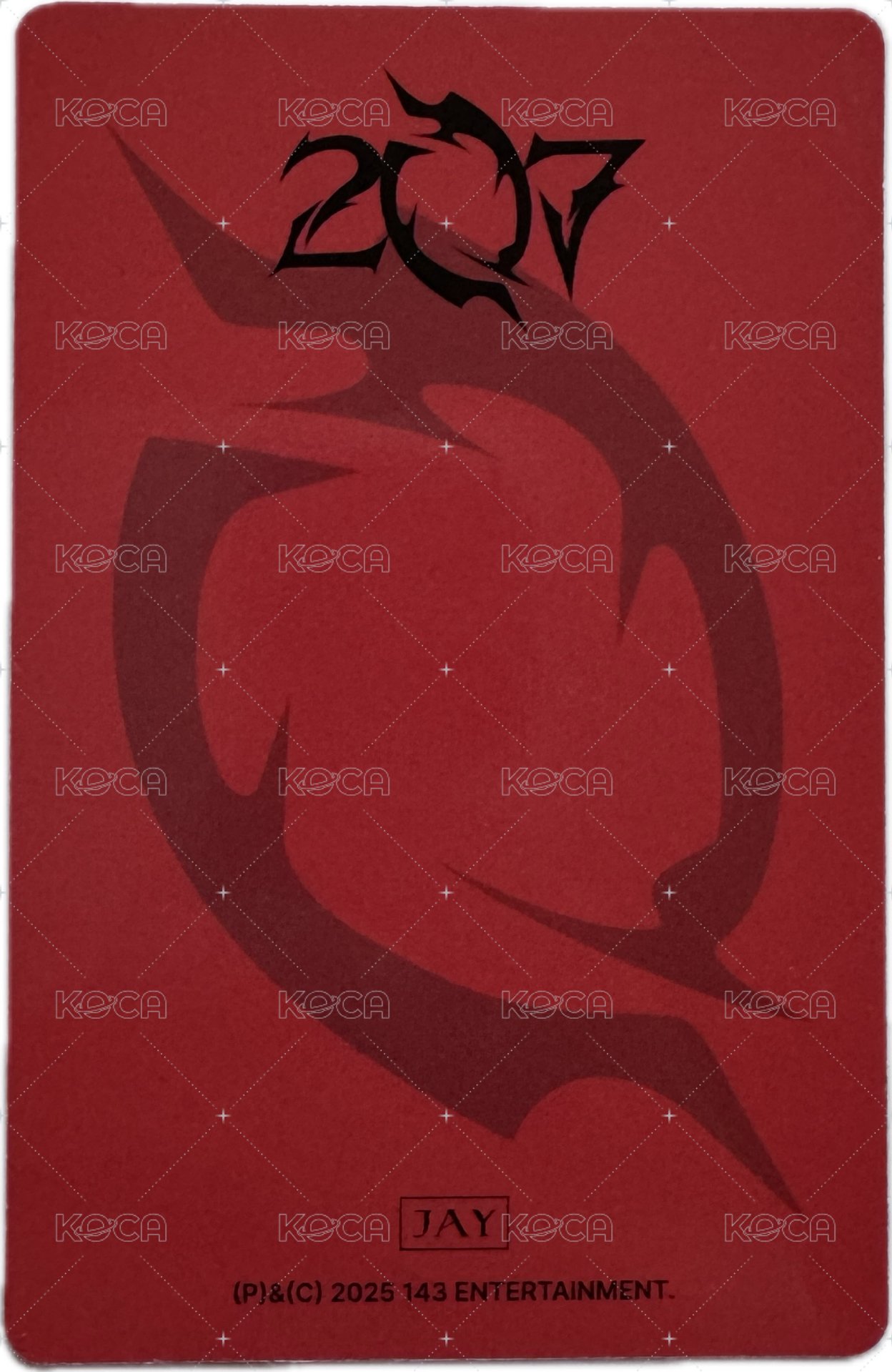 207 專輯卡  背面