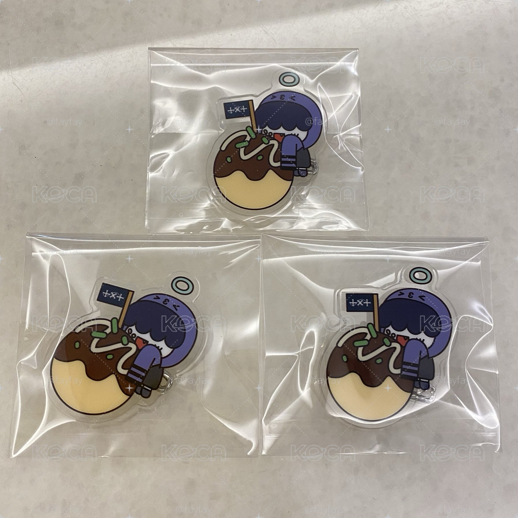 TXT 角巴兔 哼呀寧 章魚燒徽章