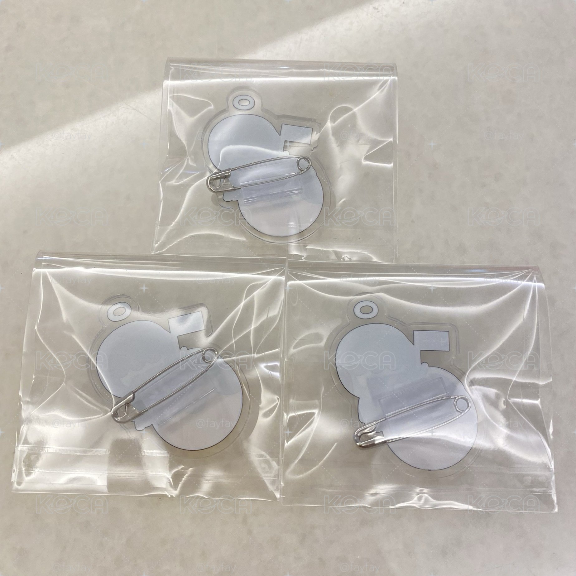 TXT 角巴兔 哼呀寧 章魚燒徽章