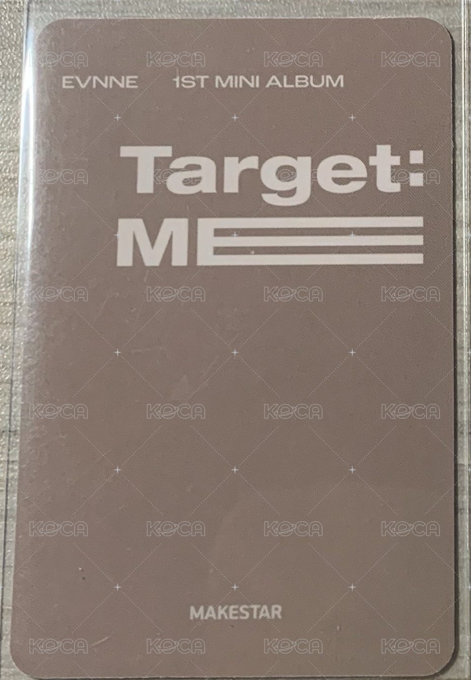 Target: ME ms 特典卡  背面