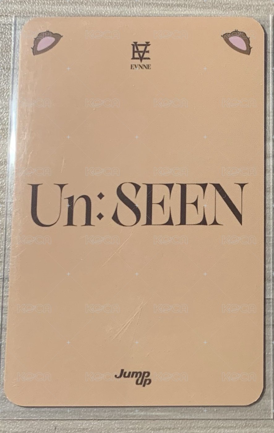 Un: SEEN ju 特典卡  背面