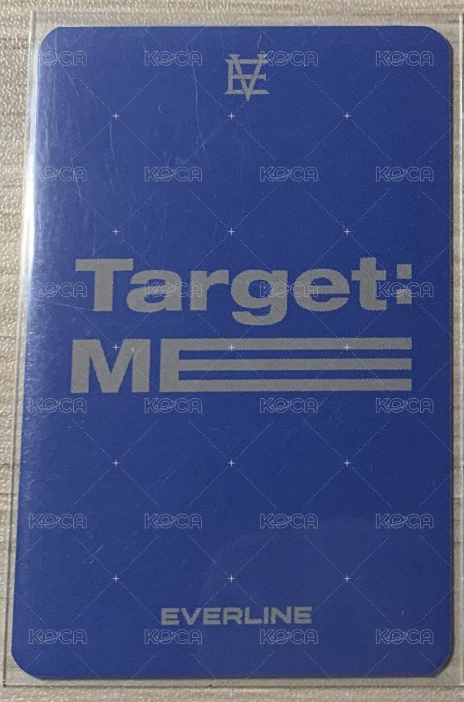 Target: ME el 特典卡  背面