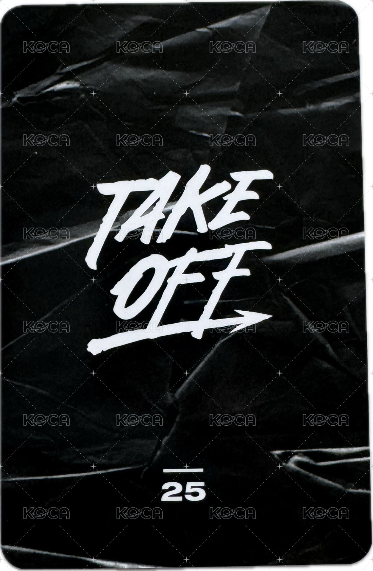 隨機卡 TAKE OFF 隨機卡 25號 背面