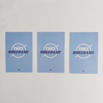 World in a day隨機卡