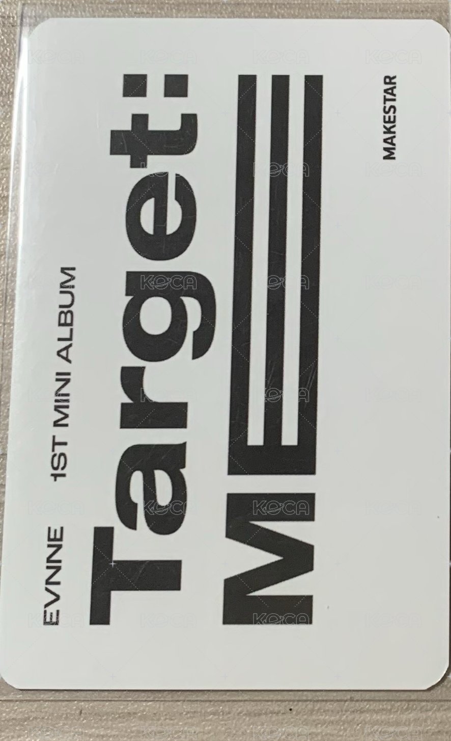 Target: ME ms 特典卡  背面