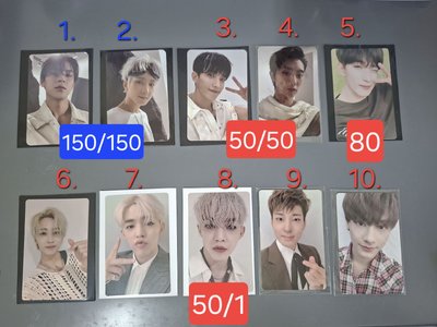 SEVENTEEN 專輯、小卡