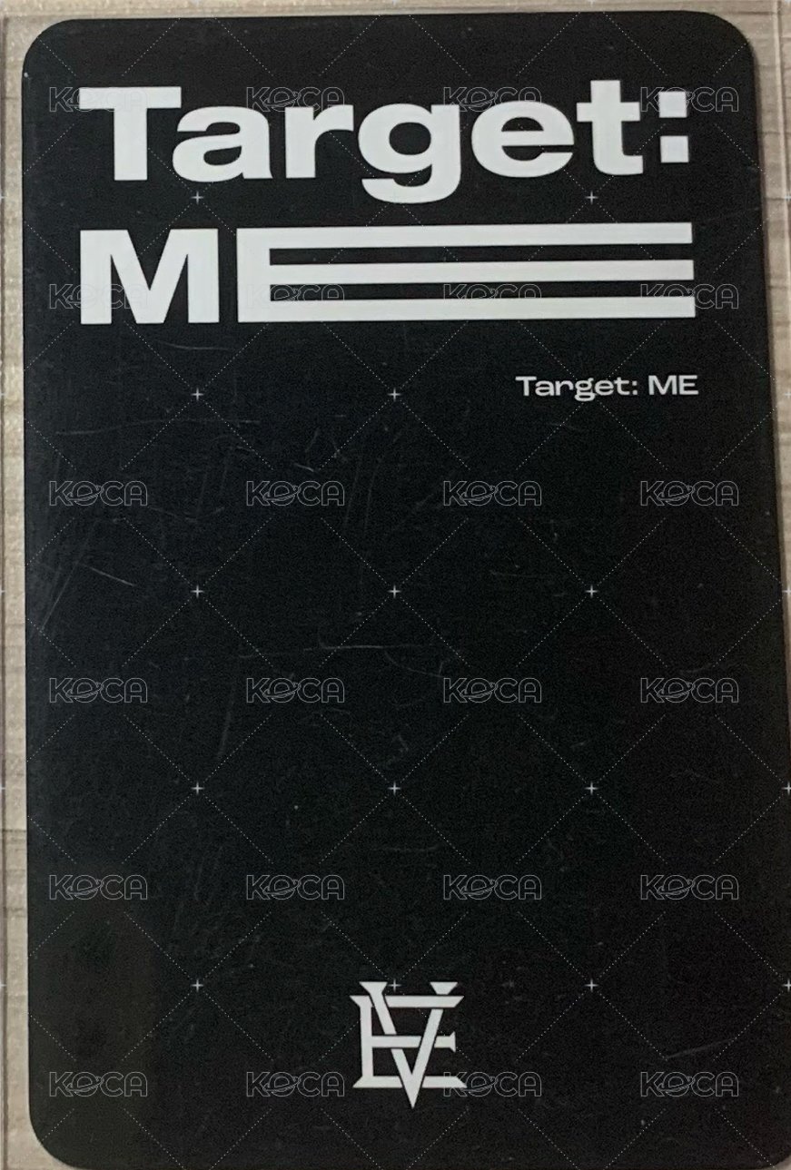 Target: ME md 特典卡  背面