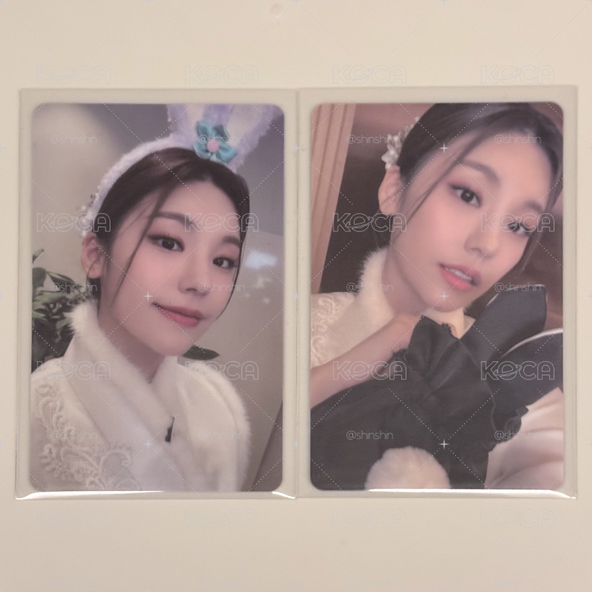 禮志 兔耳韓服 幸運卡 