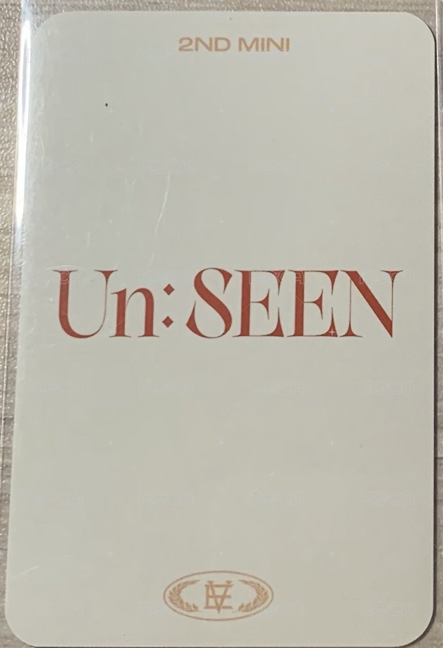 Un: SEEN ms 特典卡  背面