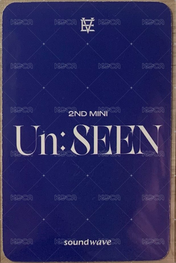Un: SEEN sw 特典卡  背面