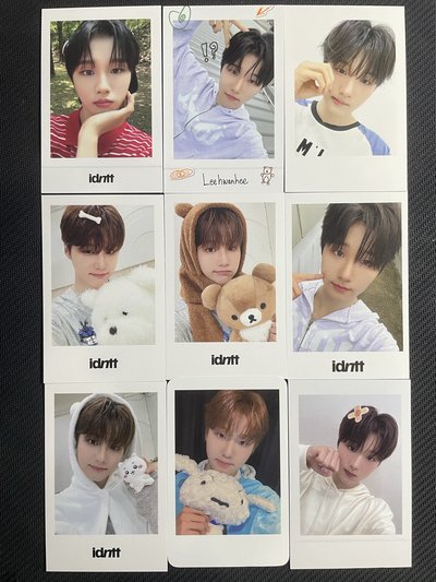 idntt Hwanhee 特典卡