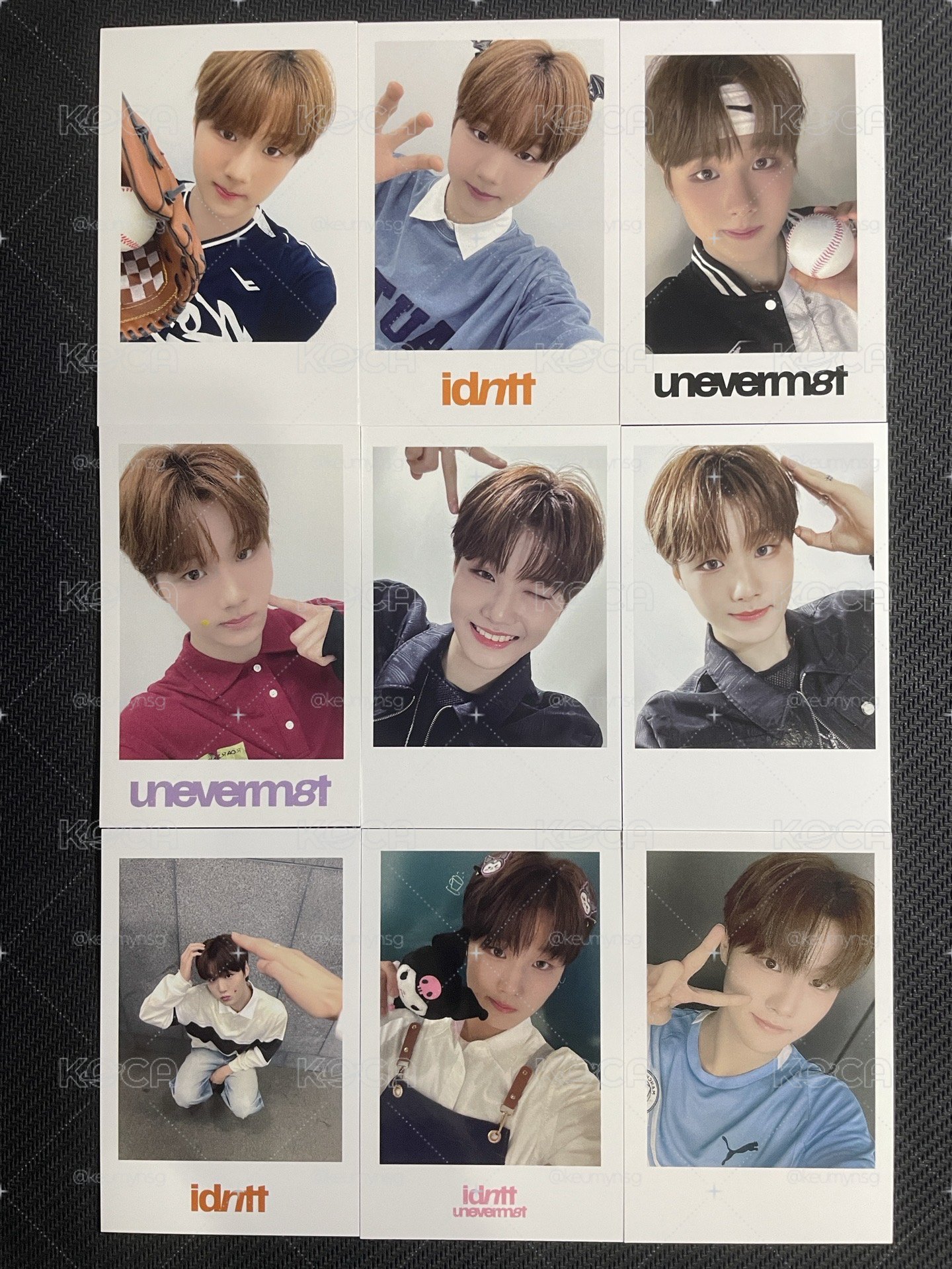 idntt Hwanhee 特典卡