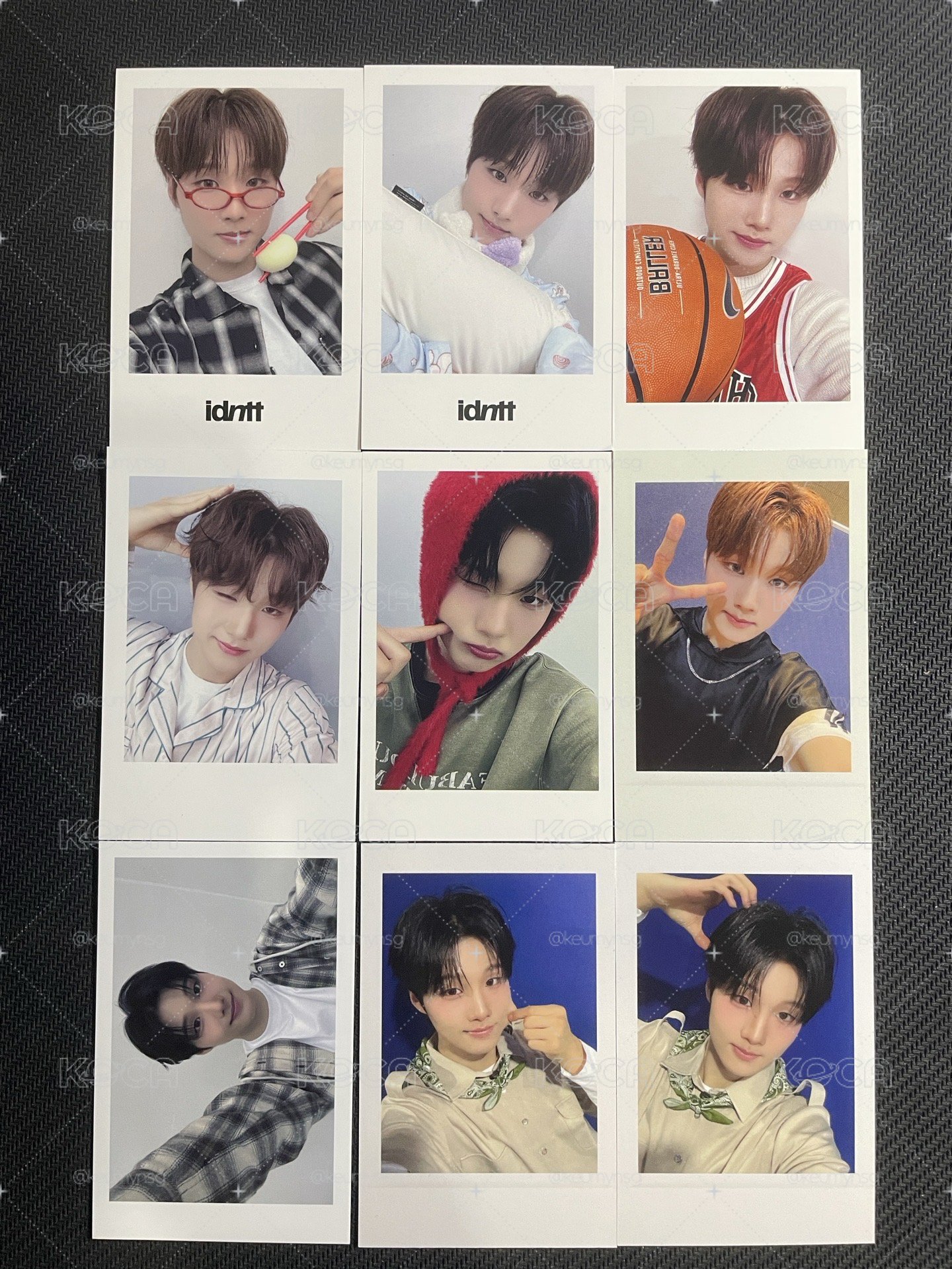 idntt Hwanhee 特典卡