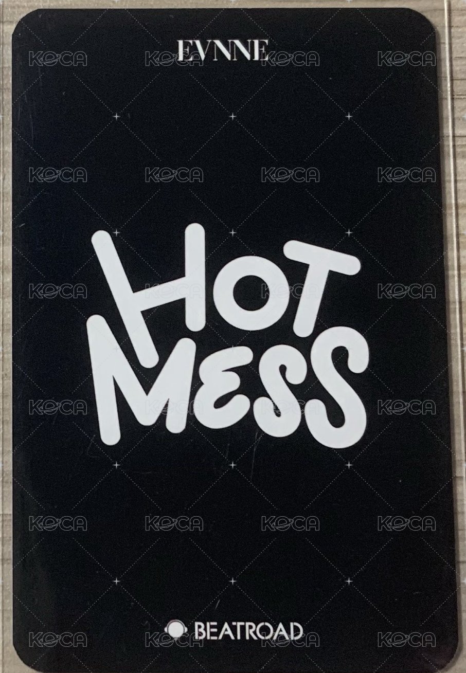 HOT MESS br 特典卡  背面