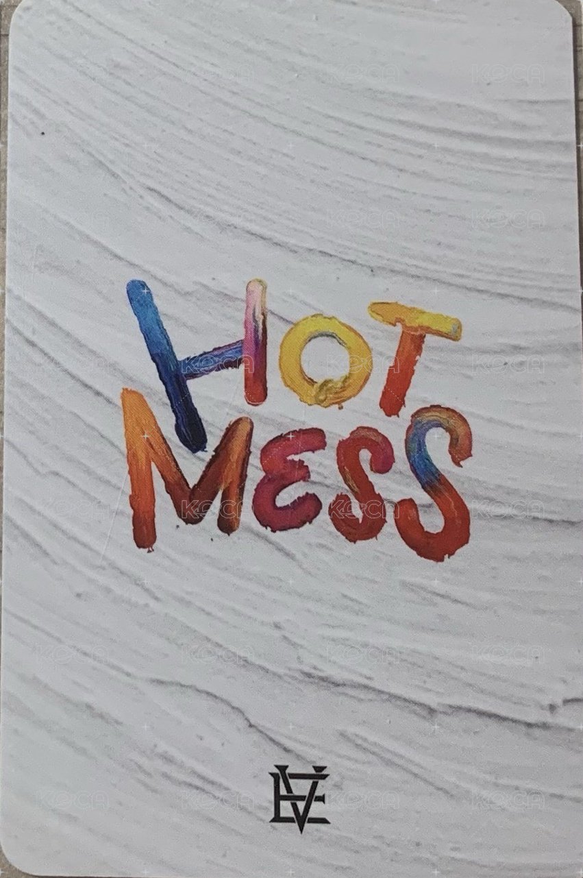 HOT MESS ms 幸運卡  背面